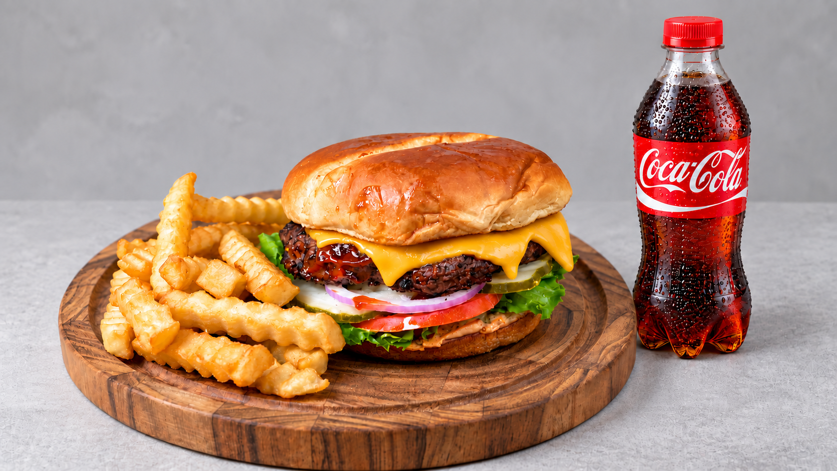 Angus Beef & Cheese Burger Combo