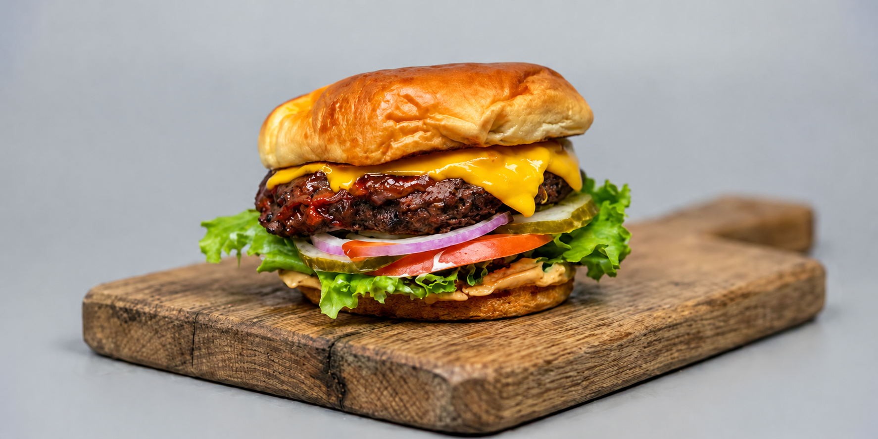 Angus Beef & Cheese Burger